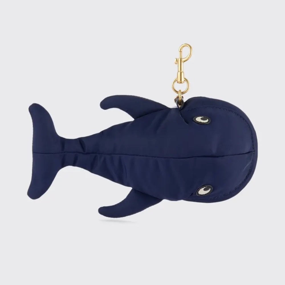 ANYA HINDMARCH Whale Charm with Foldable Tote Bag - Picture 4 of 14